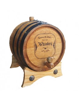 Personalized - Customized American White Oak Aging Barrel - Barrel Aged Whiskey (5 Liters)